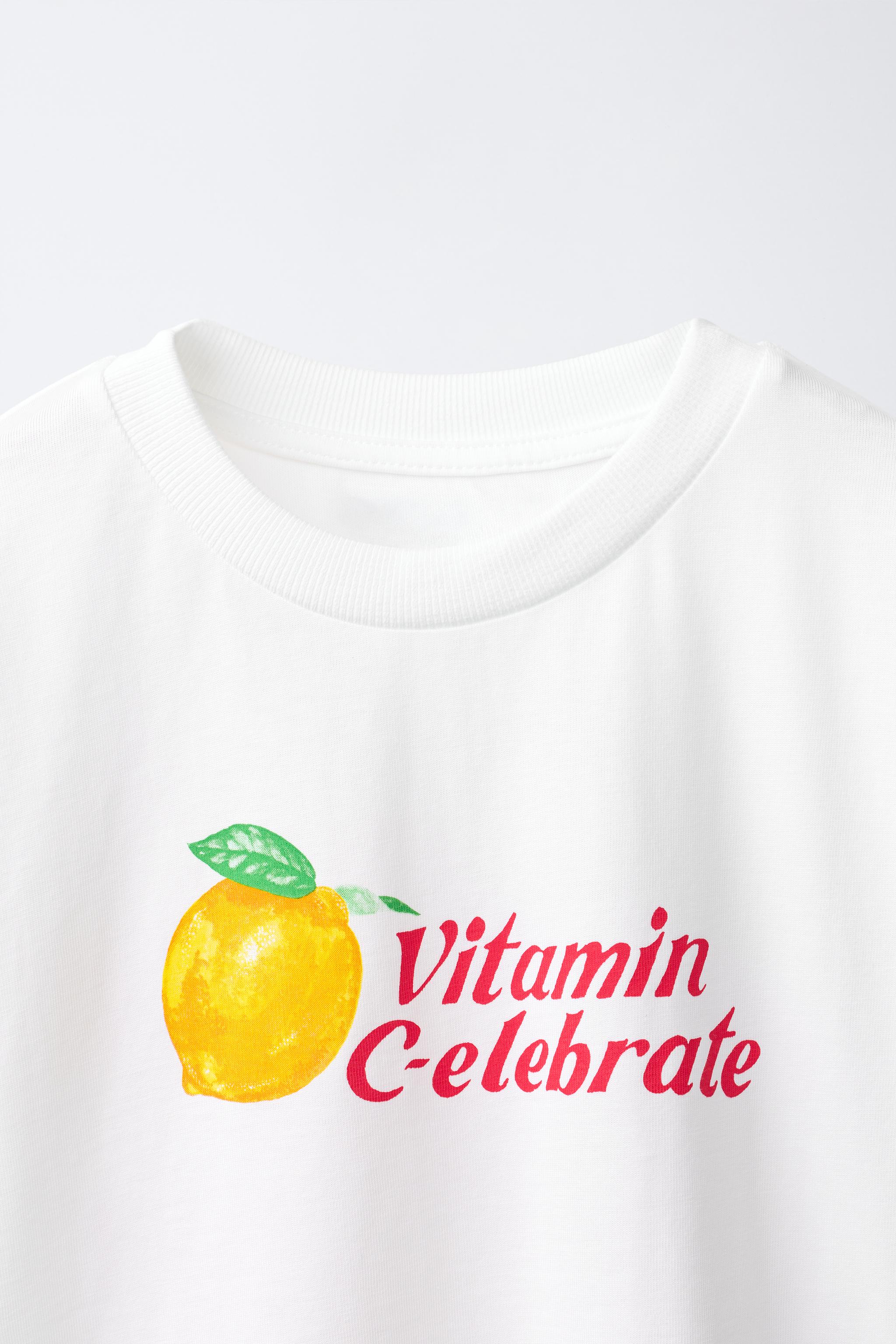 T-SHIRT IMPRIMÉ FRUITS